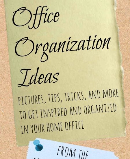 Office and craft room organizing ideas -- get tons of great pictures and ideas in one place.