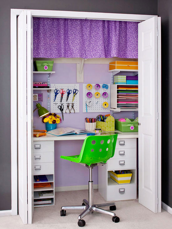 Office and craft room organizing ideas -- get tons of great pictures and ideas in one place.