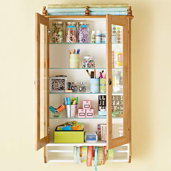 Office and craft room organizing ideas -- get tons of great pictures and ideas in one place.