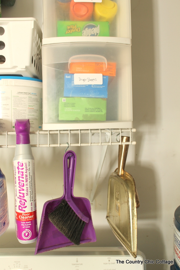 Ideas for an Organized Laundry Room -- get tips and tricks for organizing!