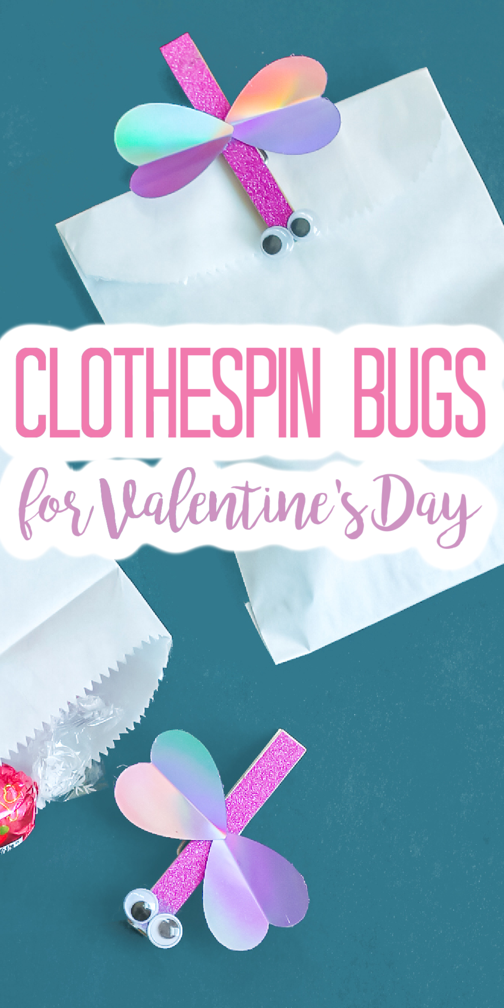 How to Make Valentine's Day Clothespin Bugs Angie Holden The Country