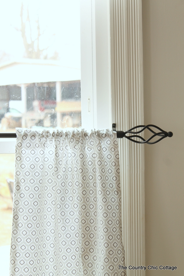 Image of Cafe Curtains hanging in window