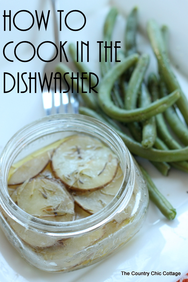 How to cook in the dishwasher -- yes you can actually COOK in the dishwasher when you run a load of dishes.  See how here!  Amazing!  I never knew this!