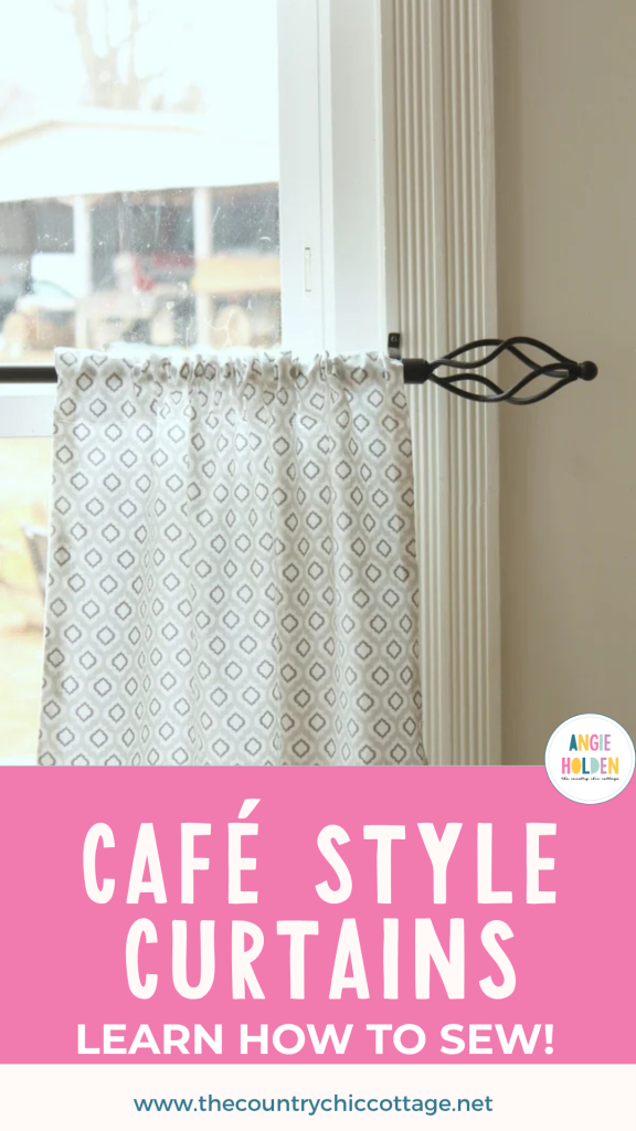 learn how to sew café style curtains