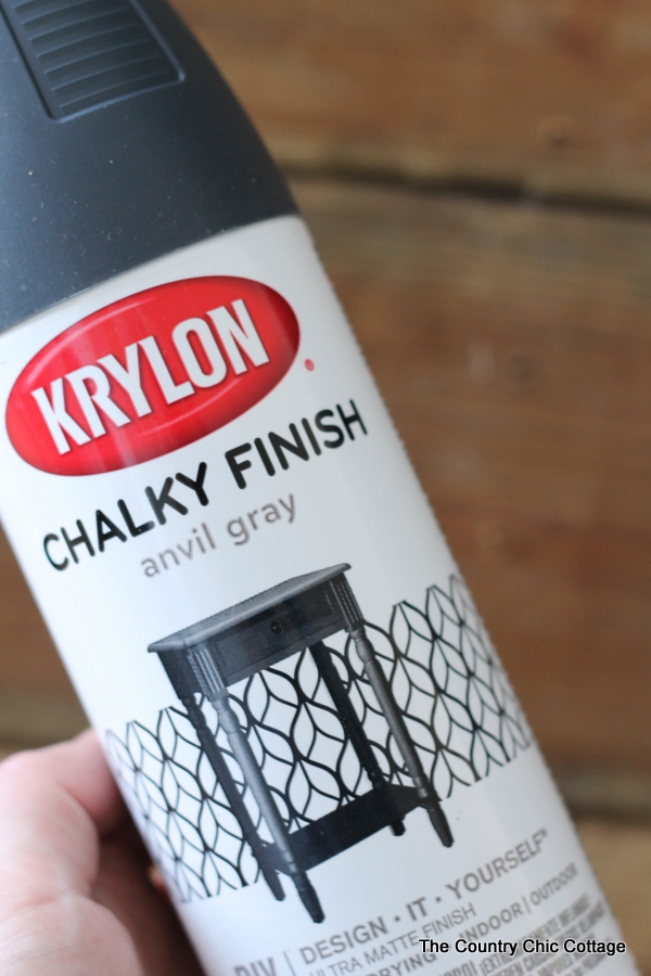 krylon chalky finish spray paint can