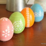 Paint these gorgeous Easter eggs in just 5 minutes with this technique -- I must do some of these this spring!