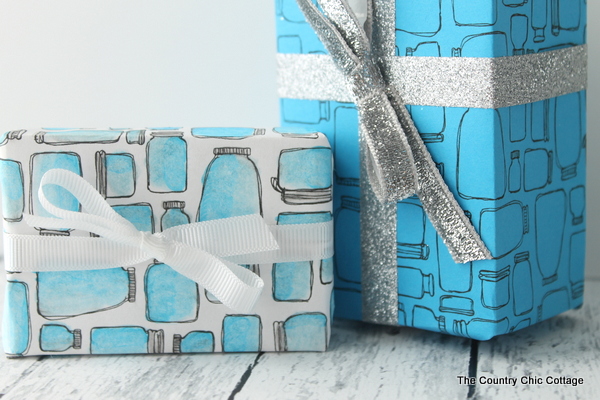 gifts wrapped in wrapping paper