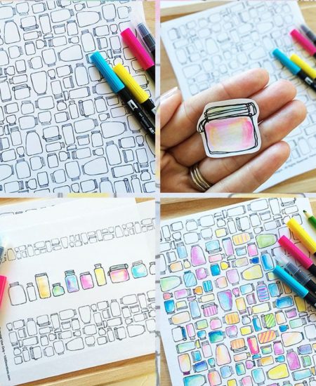 free mason jar printable