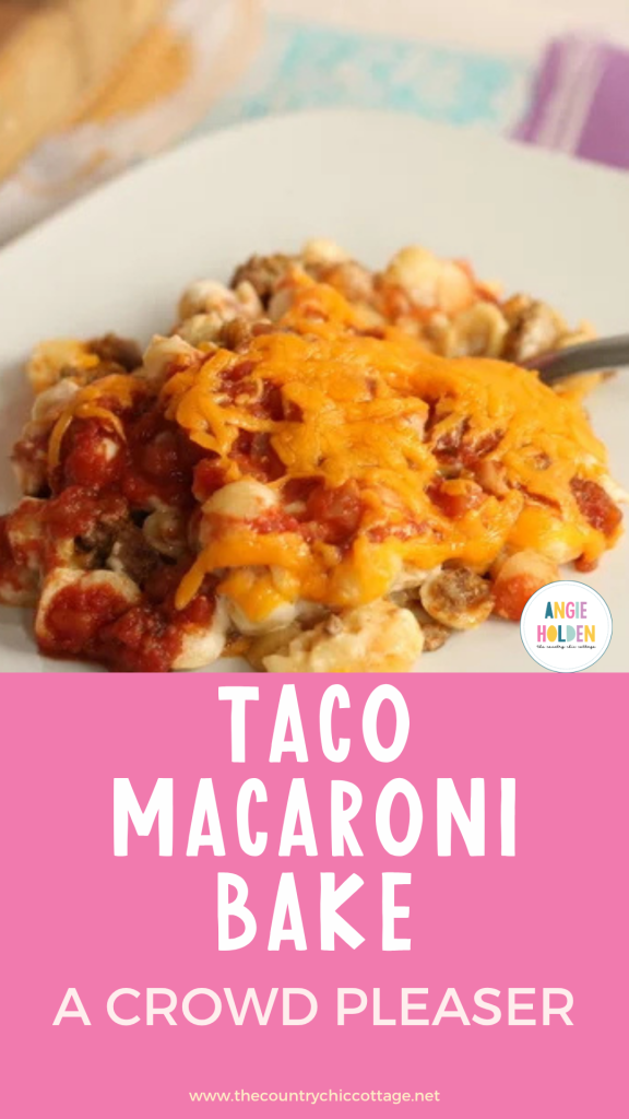 taco macaroni bake