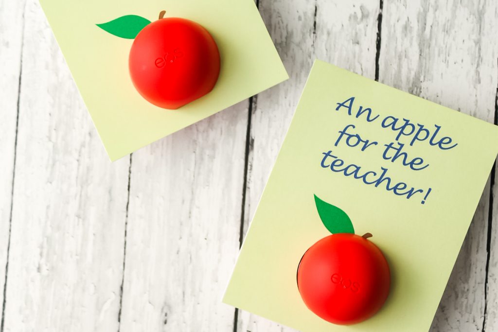 lip balm teacher gift