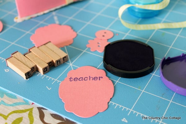 Cake slice teacher gift -- make this paper cake slice and fill with the teacher gift of your choice!