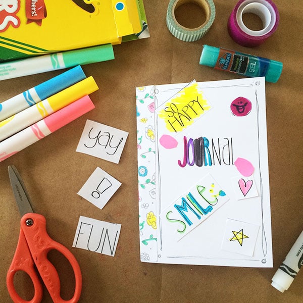 Make your own journal with these supplies