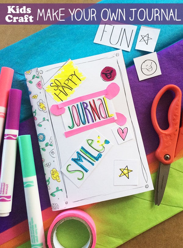 Kids Craft: Make Your Own Journal - The Country Chic Cottage