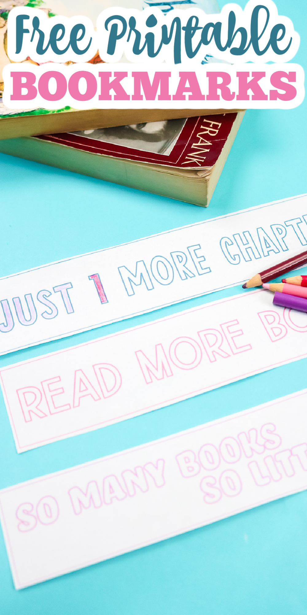 free printable bookmarks for those that love books