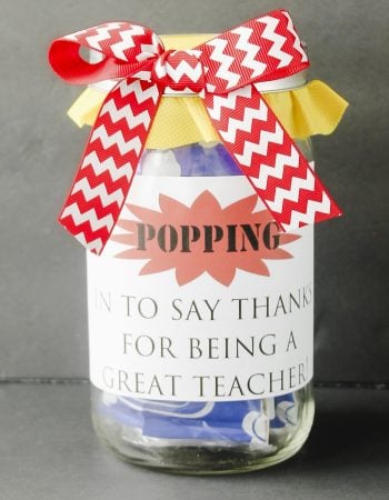 popcorn teacher gift