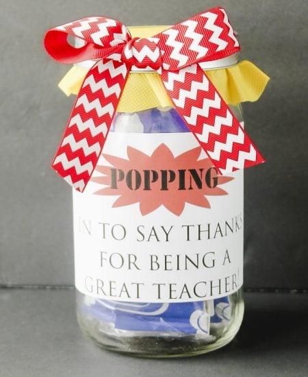 popcorn teacher gift