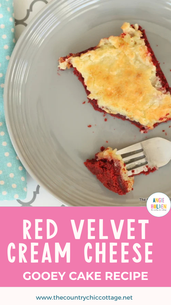 red velvet cream cheese gooey cake recipe