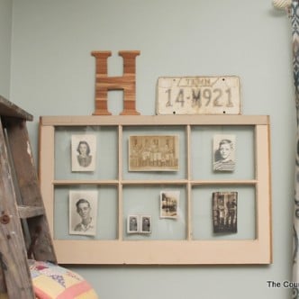 Rustic Farmhouse Bedroom Decor -- get great ideas here for a rustic farmhouse bedroom on a budget. Mix vintage and new items for a gorgeous space in your home.