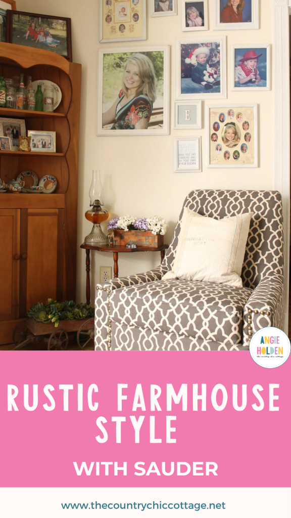 rustic farmhouse style with Sauder