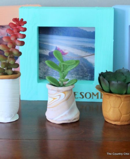 Succulent planters from clay --- easy to make simply adorable!