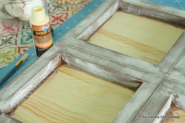 painted wood frames