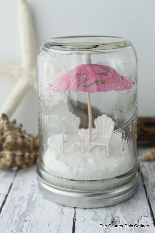 Beach Mason Jar Terrarium Angie Holden The Country Chic Cottage
