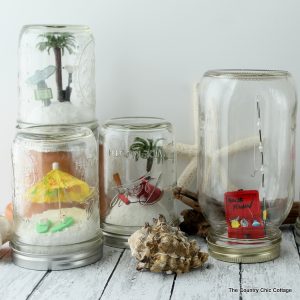 Beautiful Sea Glass Painted Mason Jars - Angie Holden The Country Chic  Cottage