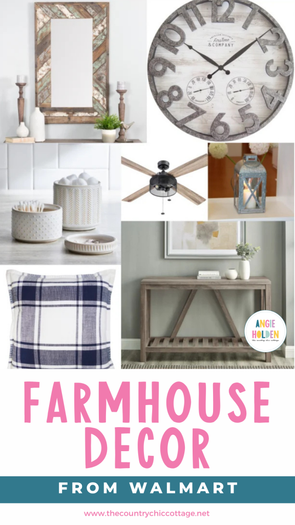 farmhouse decor from Walmart