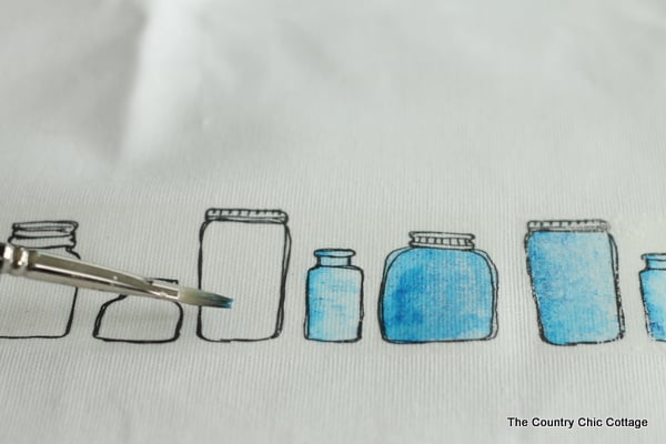 coloring mason jar bag images