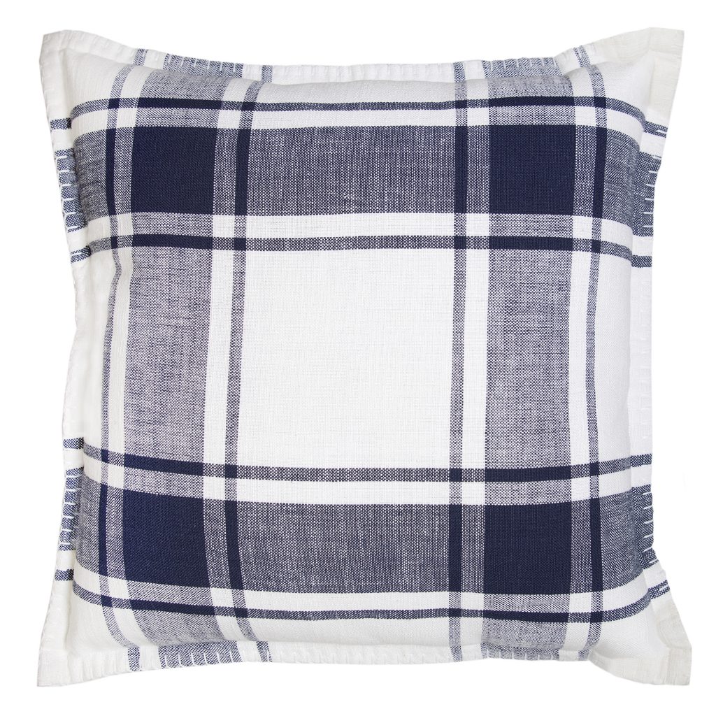 plaid pillow cover