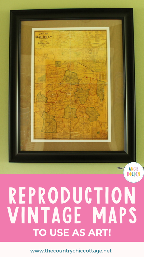 reproduction vintage maps