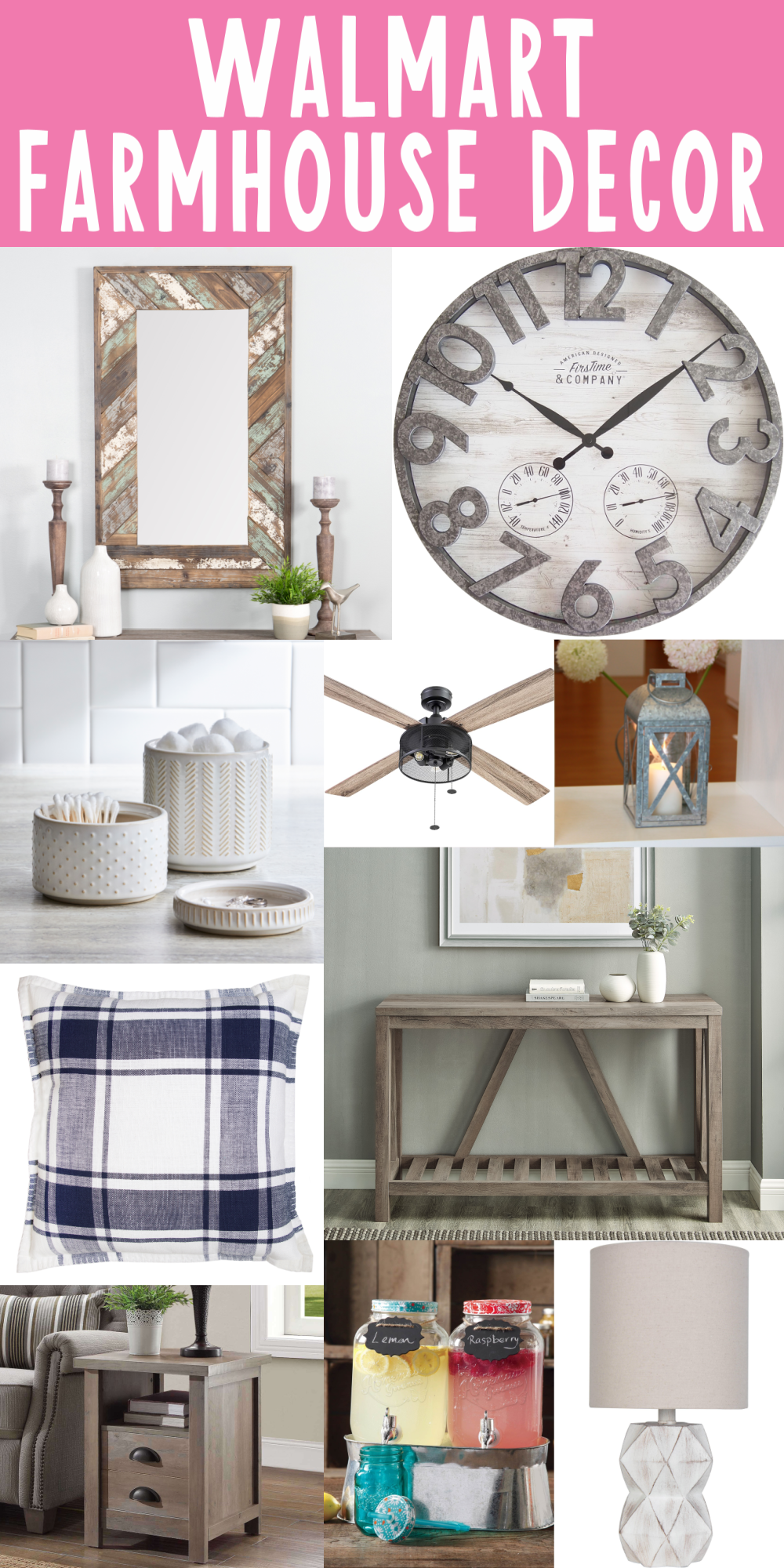 Farmhouse Finds from Walmart