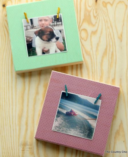 Make these washi tape Instagram frames in just minutes with these instructions!