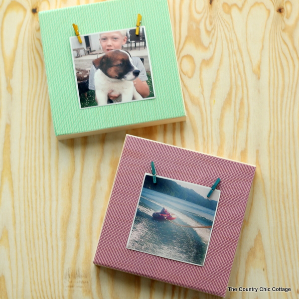 Make these washi tape Instagram frames in just minutes with these instructions!