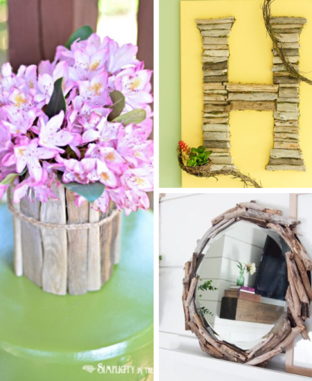 25 Driftwood Craft Ideas Square Image - The Country Chic Cottage