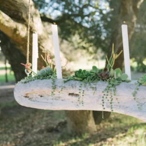 DIY Driftwood Candelabra by Green Wedding Shoes
