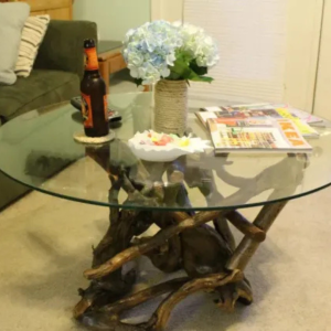 DIY Driftwood Table by A Bubbly Life