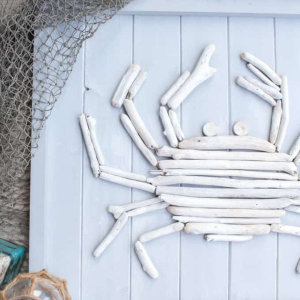 Driftwood Crab Wall Art by Crafts by Amanda
