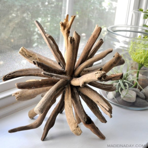 How to Make a DIY Driftwood Orb by Made in a Day