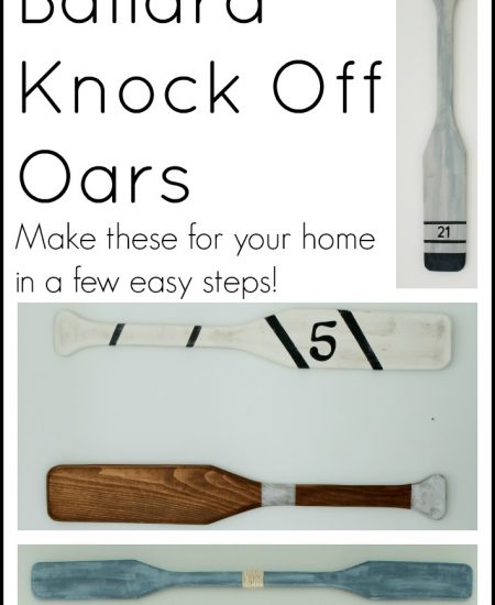 Ballard Knock Off Oars -- recreate the catalog look for your home in a few simple steps.