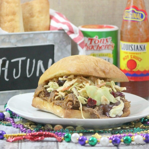 Cajun Pulled Pork Recipe - try this spicy take on a classic!