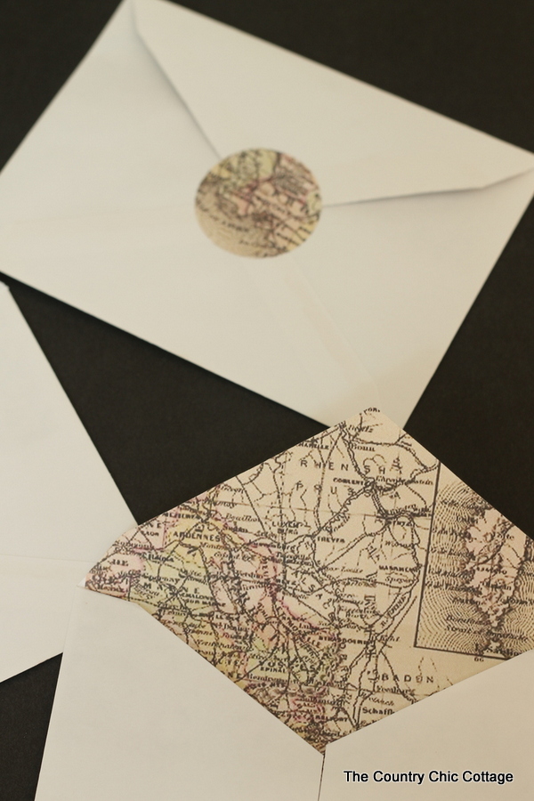 DIY envelope liners and seals