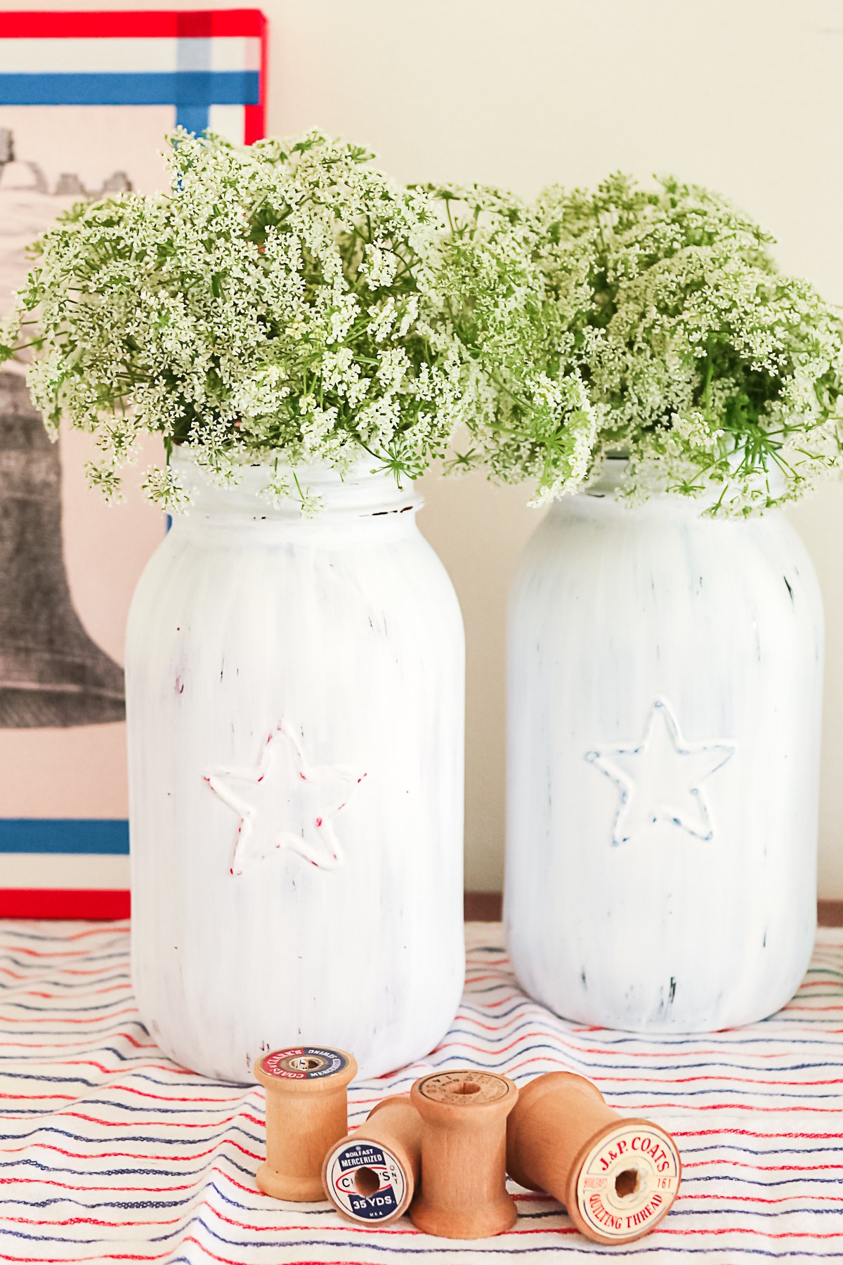 patriotic mason jars