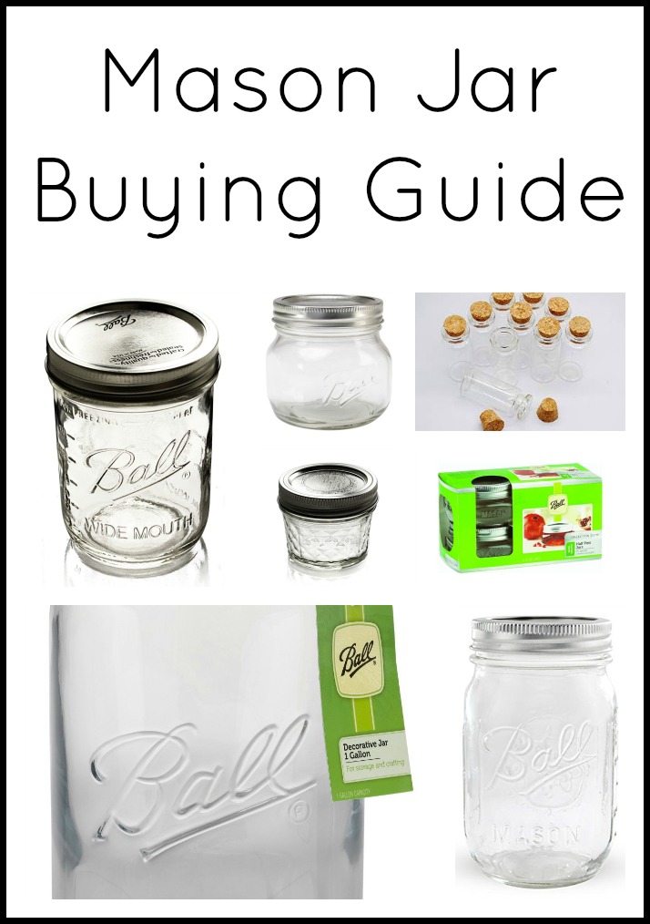 Your buying guide to all things mason jar! Everything you ever wanted to know about the different types of jars and buying options all in one place!
