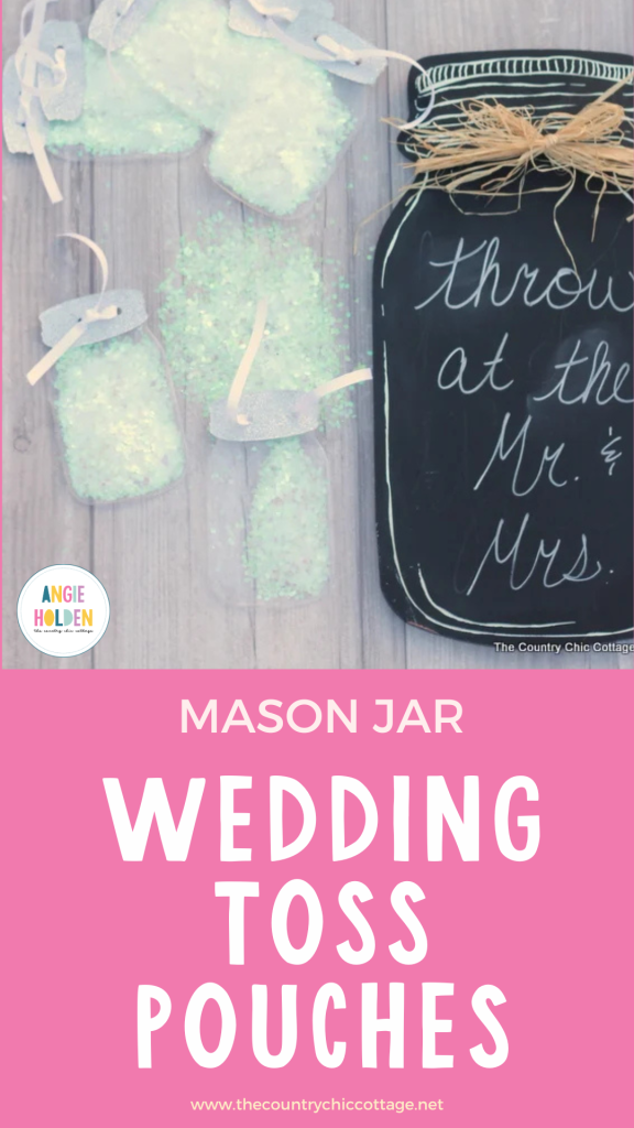 mason jar wedding jar pouches