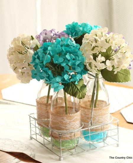 Make this paper flower centerpiece for your home, wedding, party, or other event in just minutes!