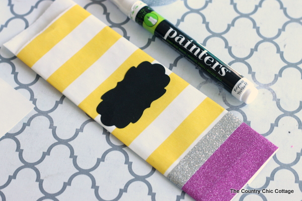 Pencil gift bag for back to school or any school function!  So easy to make and so cute!
