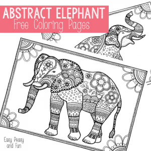 elephant coloring pages