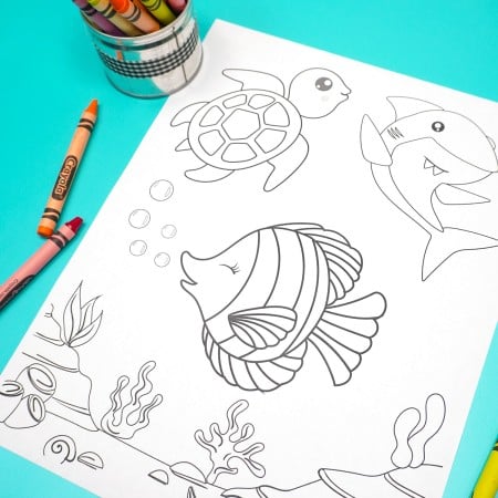 summer coloring pages