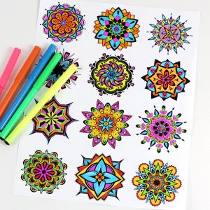 mandala coloring pages